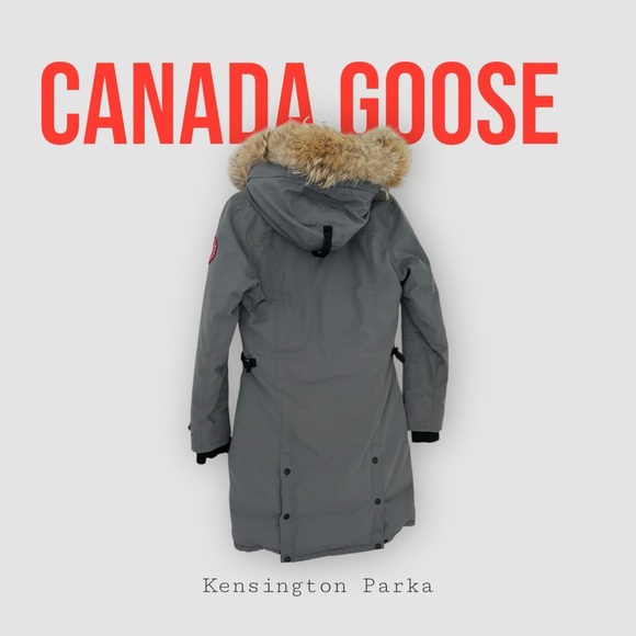 Canada Goose Gray Kensington Parka - Picture 2 of 3